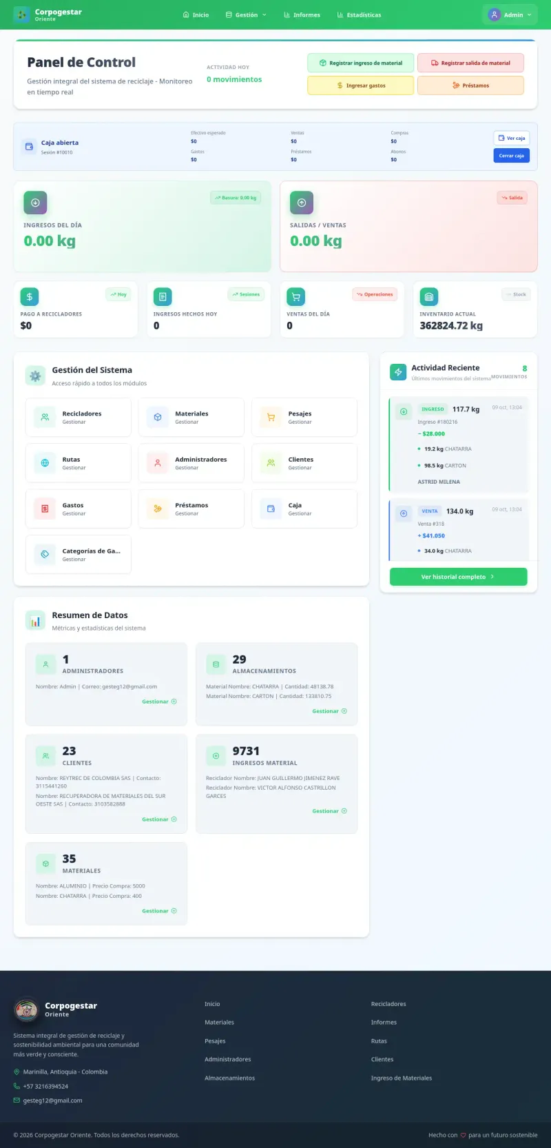 Captura de pantalla del proyecto Sistema POS para ECA
